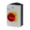 Eaton P1-40/I2H/SVB pagrindinis jungiklis su avarinio sustabdymo funkcija, užrakinamas, 40 A, 690 V, 3 polių, priekinio montavimo, IP65 199922