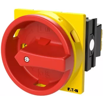 Eaton T0-1-8200/EA/SVB sukamoji kumštelinė jungtis, 1-polis, 20 A, 690 V AC, IP65, juoda/raudona/geltona 053110