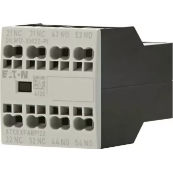 Eaton DILM12-XHI22 pagalbinis kontaktų blokas, 2NO+2NC, priekinio montavimo, varžtiniai gnybtai, skirtas DILM7-150 kontaktoriams 199458