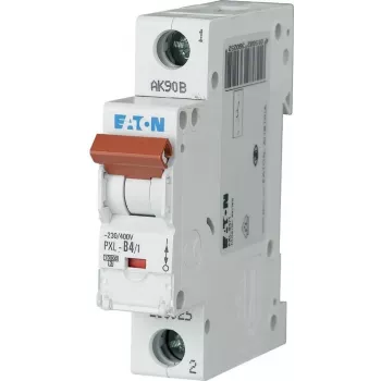 Eaton PXL-C4/1 automatinis grandinės pertraukiklis (MCB), 1 polių, C4, 4 A, 230/400 V AC, 10 kA, DIN bėgiui 236051