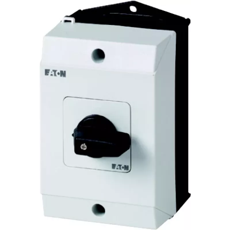 Eaton T0-2-8241/I1 1 polių pagrindinis jungiklis, 20 A, 690 V AC, juodas/baltas 207107