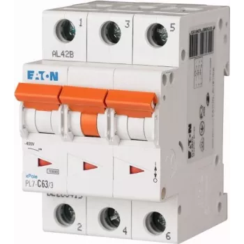 Eaton PXL-C63/3 automatinis grandinės pertraukiklis 3 polių C 63A 6kA 236432