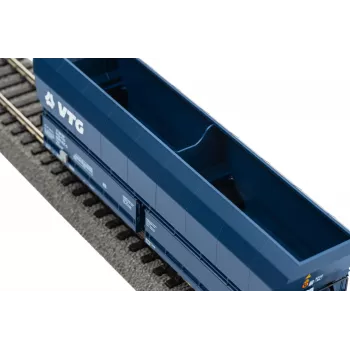 PIKO 28342 DB AG Fals 176 savaime iškraunantis birųjų krovinių vagonas H0 DC Era V