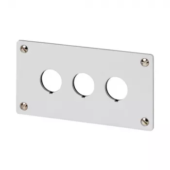Eaton M22-E3Q aliuminis valdymo posto korpusas, pilkas, 3 išpjovos, IP65 216544