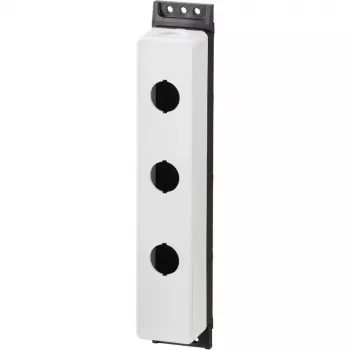 Eaton M22-FI3 paviršinio montavimo korpusas, 3 padėtys, pilkas plastikas, IP66/IP67/IP69K