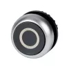 Eaton M22-D-S-X0 mygtuko pavara, juoda, plokščia, momentinė, metalinis priekinis žiedas, 22,5 mm 216609