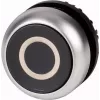 Eaton M22-D-S-X0 mygtuko pavara, juoda, plokščia, momentinė, metalinis priekinis žiedas, 22,5 mm 216609