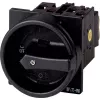 Eaton T0-1-102/EA/SVB-SW fiksuojamas kumštelinis jungiklis 20 A 1-polis 90° juodas