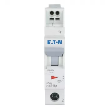 Eaton PLI-B16/1 automatinis jungiklis (MCB) B tipo 16A 1 poliaus 4.5kA DIN bėgiui 101251