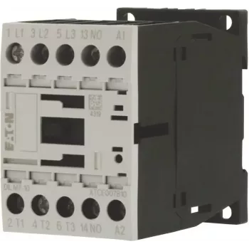 Eaton DILM7-10 3 polių kontaktorius, 230V 50Hz / 240V 60Hz ritė, 1NO pagalbinis kontaktas, 3kW AC-3 400V 276550