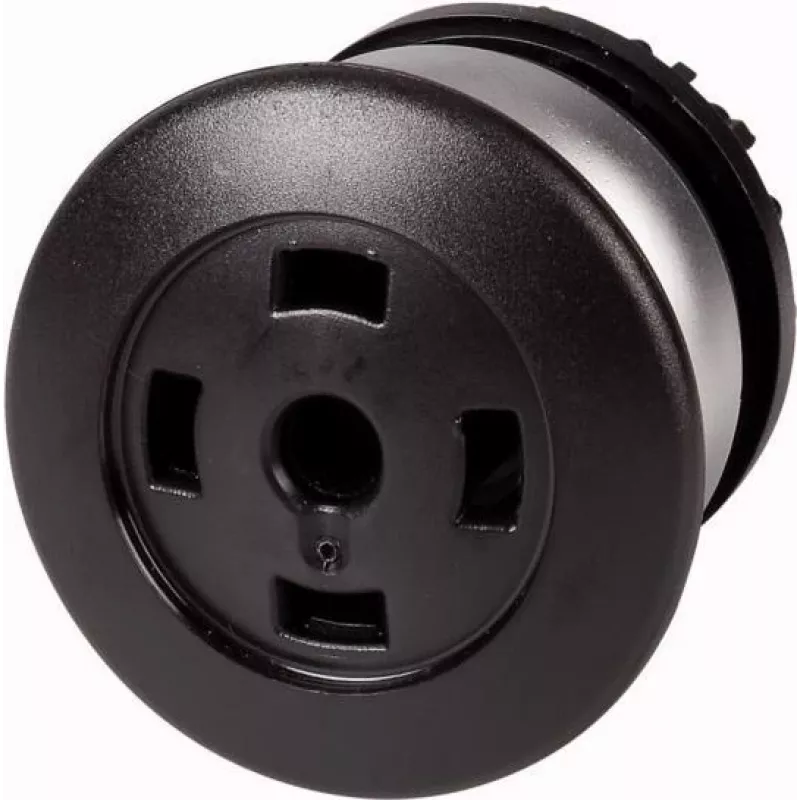 Eaton M22-DP-S-X spaudžiamasis mygtukas su plokščiu aktyvatoriumi, momentinis, juodas, 22,5 mm, IP66/IP67/IP69K 216728