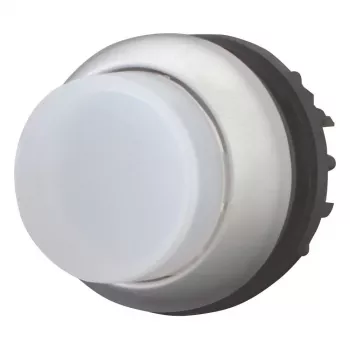 Eaton M22-DRLH-W apšviestas mygtukas, baltas, 1NO, 22,5 mm, 12-30 V AC/DC LED 216788