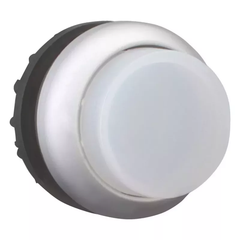 Eaton M22-DRLH-W apšviestas mygtukas, baltas, 1NO, 22,5 mm, 12-30 V AC/DC LED 216788