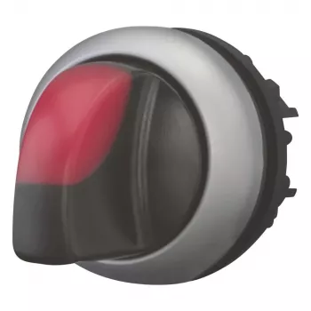 Eaton M22-WLK3-R apšviestas perjungiklio vykdiklis, 3 padėčių, raudona rankenėlė, 22,5 mm