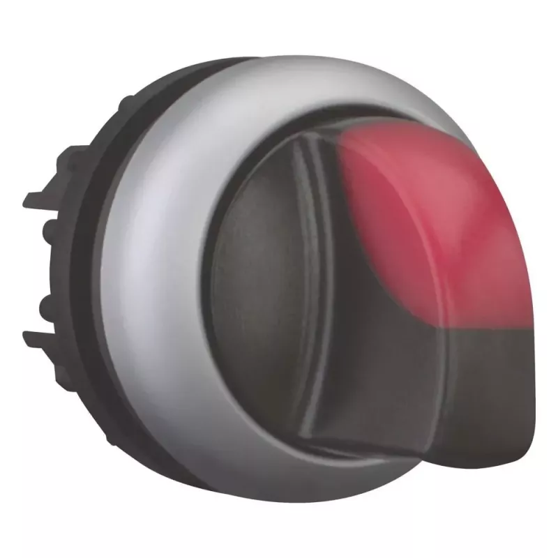 Eaton M22-WLK3-R apšviestas perjungiklio vykdiklis, 3 padėčių, raudona rankenėlė, 22,5 mm