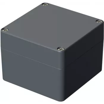 Bopla A 120 universali dėžė 122 x 120 x 90 mm, aliuminio, sidabriškai pilka RAL 7001 01120000.H