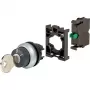 Eaton M22-WS-K10-BVP raktu valdomas perjungiklio aktuatas, 2 padėtys, fiksuojamasis, juodas plastikinis priekinis žiedas, raktas K10, 22,5 mm 110921