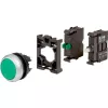 Eaton M22-DL-G-K10LED-BVP apšviestas mygtukas, žalias, 1 NO, 24 V AC/DC LED, plastikinis priekinis žiedas 110930