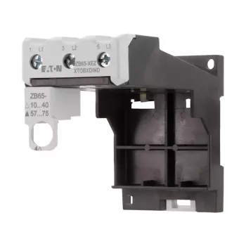 Eaton ZB65-XEZ variklio apsaugos relės lizdas, DIN bėgelio / varžtinis tvirtinimas, 3 polių, 690V AC 278474