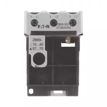 Eaton ZB65-XEZ variklio apsaugos relės lizdas, DIN bėgelio / varžtinis tvirtinimas, 3 polių, 690V AC 278474
