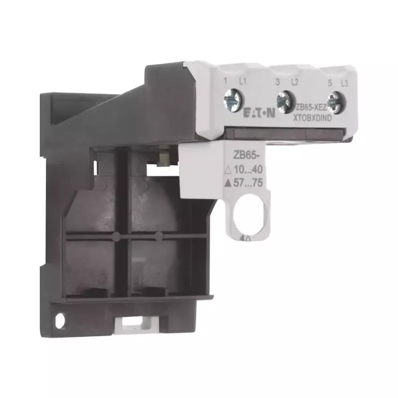 Eaton ZB65-XEZ variklio apsaugos relės lizdas, DIN bėgelio / varžtinis tvirtinimas, 3 polių, 690V AC 278474