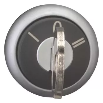 Eaton M22-WRS3-MS2 raktinis perjungiklis su 3 padėtimis, fiksuojamomis, juodas valdymo elementas, titano spalvos apvadas, 22,5 mm 111773