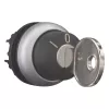 Eaton M22-WRS3-MS2 raktinis perjungiklis su 3 padėtimis, fiksuojamomis, juodas valdymo elementas, titano spalvos apvadas, 22,5 mm 111773