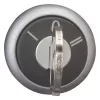 Eaton M22-WRS3-MS2 raktinis perjungiklis su 3 padėtimis, fiksuojamomis, juodas valdymo elementas, titano spalvos apvadas, 22,5 mm 111773