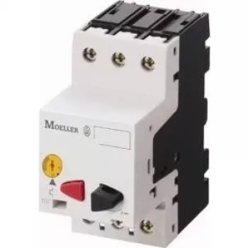 EATON PKZM01-6.3 variklio apsaugos automatinis jungiklis, 6,3 A, 3 polių, mygtukinis, 2,2 kW prie 400 V 278483