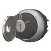 Eaton M22-WRS-MS2 raktinis perjungiklis, 2 padėtys, fiksuojamas, titano spalvos priekinis žiedas, MS2 raktas, 22,5 mm montavimas 111778