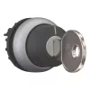 Eaton M22-WRS-X95 raktinis pasukimo jungiklio aktorius, 3 padėčių, fiksuojamas, juodas plastikinis priekinis žiedas, X95 raktas 228026