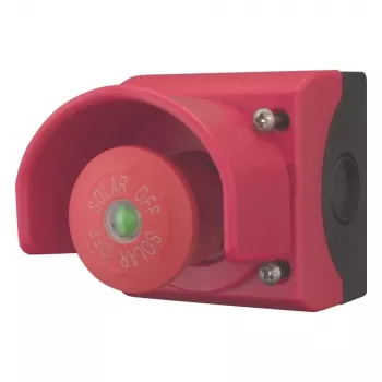 Eaton M22-SOL PV valdymo jungiklis-atjungiklis, 230V AC, 6A, 1NO+1NC, IP67/IP69K, su apsaugine apykakle 150644