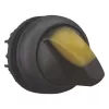 Eaton M22S-WLKV-Y perjungiklio pavara, 3 padėčių, rankenėlė, juoda, plastikinis priekinis žiedas 284543