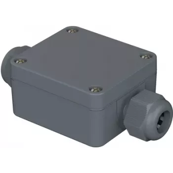 Bopla PK 101-211 universalių korpusas, 58 x 64 x 34 mm, poliamidas, sidabrinė pilka RAL 7001 38101200.MT2