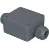 Bopla PK 101-211 universalių korpusas, 58 x 64 x 34 mm, poliamidas, sidabrinė pilka RAL 7001 38101200.MT2