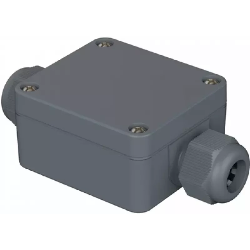 Bopla PK 101-211 universalių korpusas, 58 x 64 x 34 mm, poliamidas, sidabrinė pilka RAL 7001 38101200.MT2
