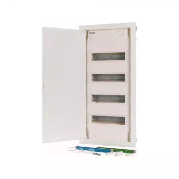 Eaton KLV-48HWP-F įleidžiamas paskirstymo skydas, 4 eilės, 48 moduliai, baltos plieno durelės 178812