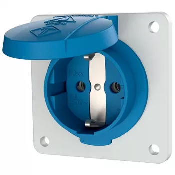 MENNEKES 11031F Schuko kištukinis lizdas, paviršinis, 16A 230V, mėlynas, IP44
