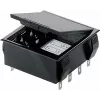 Bopla baterijų laikiklis 4 AA (Mignon) elementams su 9V bloko lituojamąja jungtimi, 65 x 65 x 21,5 mm, juodas 46600000