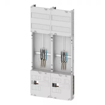 Eaton ZSD-Z27A1332 skaitiklio laukas su skirstomuoju skydu, 1 skaitiklio vieta, 1 skirstymo laukas, 63 A, 5 polių šynos, 7 eilės, 12 TE eilėje, iš anksto sujungta 260411