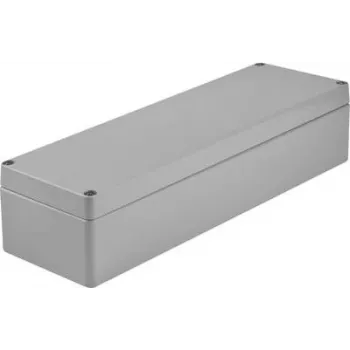 Bopla Universal korpusas 360 x 120 x 81 mm, aliuminis, sidabriškai pilkas (RAL 7001), A 124 01124000.H