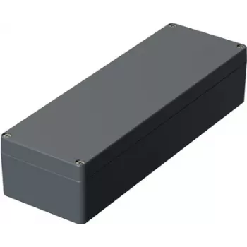 Bopla Universal korpusas 360 x 120 x 81 mm, aliuminis, sidabriškai pilkas (RAL 7001), A 124 01124000.H