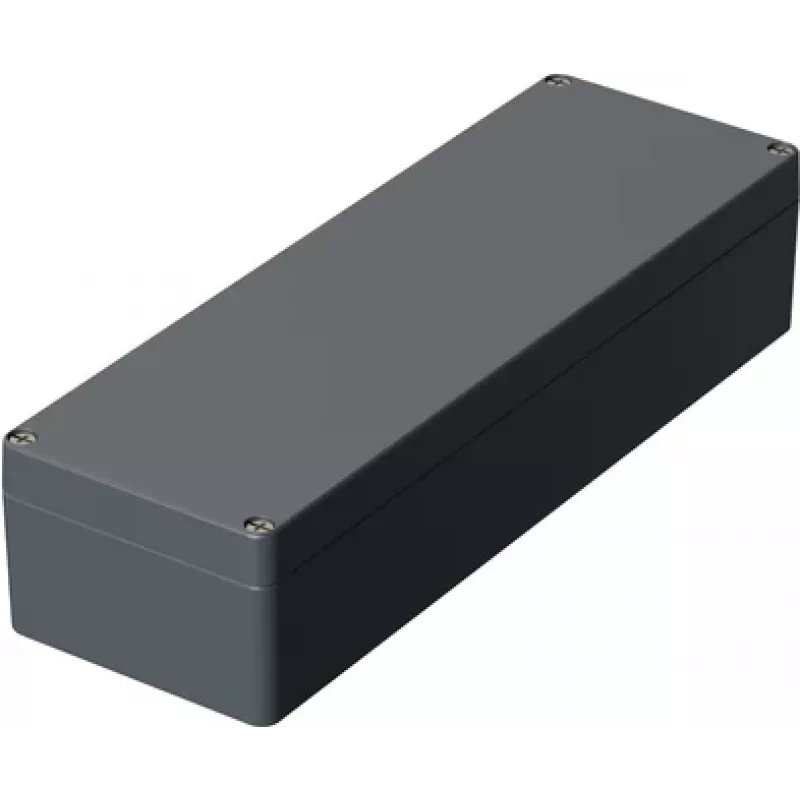Bopla Universal korpusas 360 x 120 x 81 mm, aliuminis, sidabriškai pilkas (RAL 7001), A 124 01124000.H