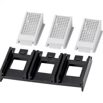 Eaton NZM1-XIPK gnybtų dangtelis NZM1, PN1, N1 grandinės pertraukikliams, 3 polių, IP20 priekyje / IP40 gale, juodas/pilkas, 90 mm 266744