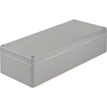 BOPLA universali dėžutė iš poliesterio, sidabriškai pilka (RAL 7001), 360 x 160 x 91 mm, P 334 04334000.MTC