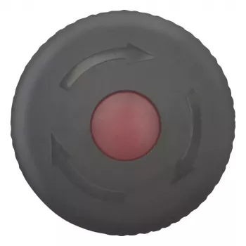 EATON M22S-PVLT apšviestas avarinio sustabdymo mygtuko aktuaratorius, atleidžiamas pasukant, juoda grybo formos galvutė, 38 mm, IP66/IP67/IP69K 271540
