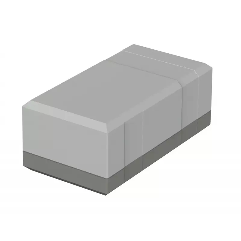Bopla EG 1250 stalinis korpusas, 125 x 67 x 50 mm, polistirenas, šviesiai pilkos spalvos RAL 7035, 32125002