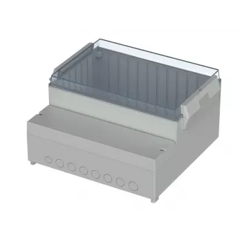 Bopla RCP 3500 valdymo dėžė 296 x 281 x 158 mm ABS/polikarbonatas, šviesiai pilka 41350109