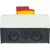 Eaton P3-63/I4-SI/HI11 2 polių sukamasis pagrindinis jungiklis, 63 A, 690 V AC, pilkas/raudonas 207363