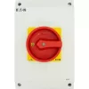 Eaton P3-63/I4-SI/HI11 2 polių sukamasis pagrindinis jungiklis, 63 A, 690 V AC, pilkas/raudonas 207363
